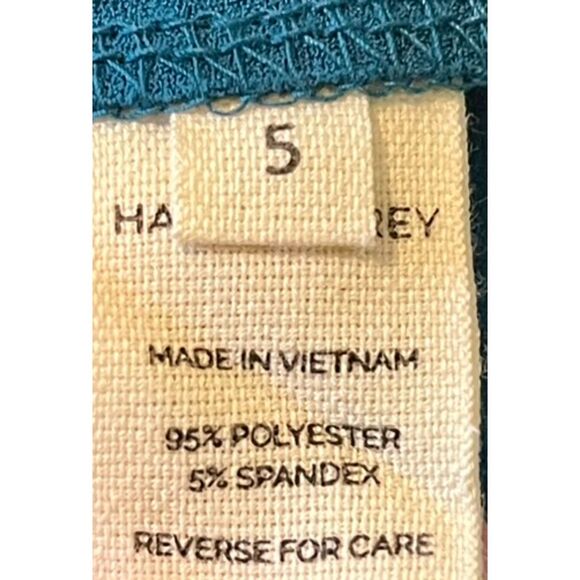 NWT Happily Grey Wide Leg Trouser Dress Pants Pleated Front Slit Tur sz 5 - Picture 5 of 9